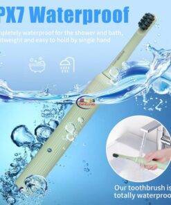 Enfield-bd.com Health & Household Personal Care Xiaomi Enchen Mint Green Electric Toothbrush with 7 Brushes Smart Timer 2 Hours Fast Charge Lasts up to 30 Days Adult Waterproof Tooth Brush