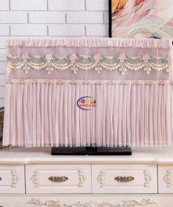 Enfield-bd.com Health & Household Household Supplies 52-55 Inch High Quality Tv Cover New Tv Cover Tv Dust Cover Lcd Tv Cover Fabric Lace 