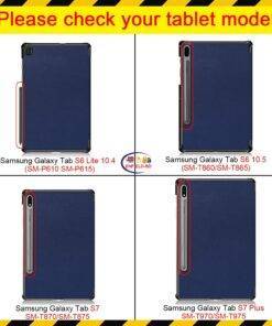 Enfield-bd.com Cases & Screen Protector Case for Samsung Galaxy Tab S7 FE with Pen Holder Luxury Transparent Back Tablet Cover for Samsung Tab S7 FE S7FE Case SM-T736 Cover 