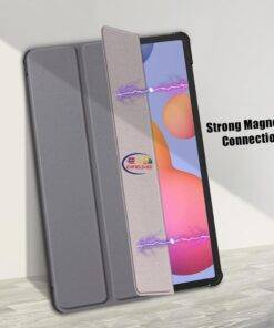 Enfield-bd.com Cases & Screen Protector Case for Samsung Galaxy Tab S7 FE with Pen Holder Luxury Transparent Back Tablet Cover for Samsung Tab S7 FE S7FE Case SM-T736 Cover