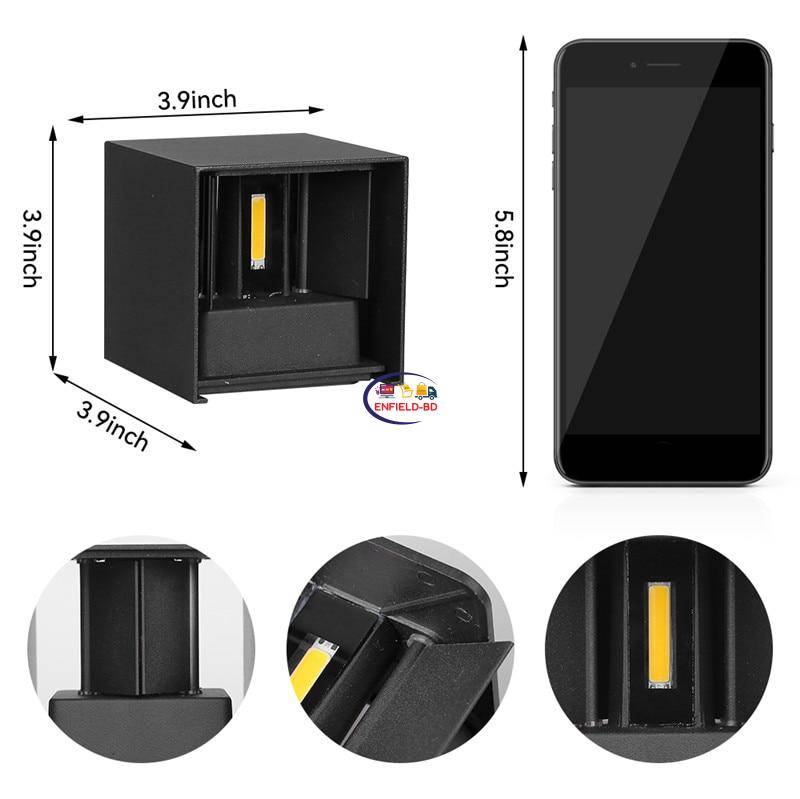 IP65 LED Wall Lamp Waterproof Interior Wall Light A85-265V Indoor Outdoor Lighting For Living Room Bedroom Stairs Home Decor
