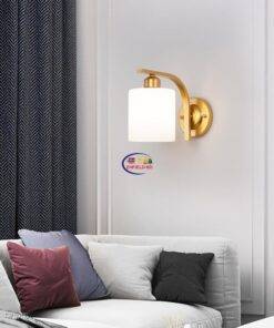 Enfield-bd.com Tools & Home Improvement Tools & Machinary Nordic Glass LED Wall Lamp Modern Simple Living Room Bedroom Bedside Wall Lights Cafe Restaurant Decorative Lighting Wall Light