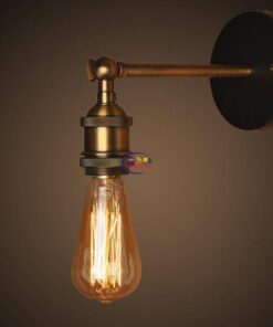 Enfield-bd.com Tools & Home Improvement Tools & Machinary Retro Industrial Wall Lamp Iron Bronze Wall Lights E27 Screw for Living Room Bedroom Decor Home Led Wall Sconce Light Vintage 
