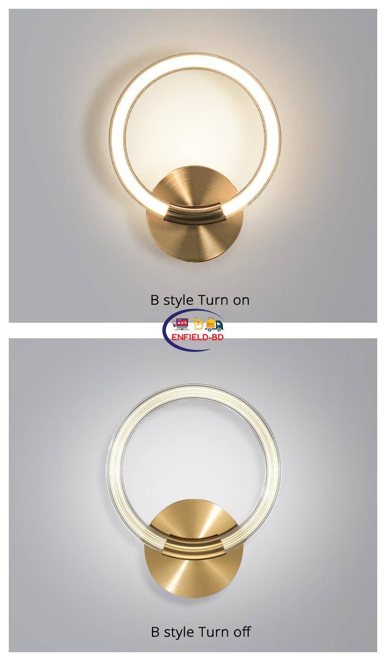 Simple Gold New Modern LED Wall Lights For Bedroom Bedside Kitchen Living Study Room Aisle Hallway Coffee Indoor Lamps Lighting