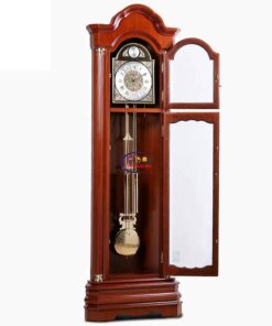 Enfield-bd.com Home & Living Solid Wood Grandfather Clock Grandfather Clock Chime Mechanical Movement Of European Fashion Simple Living Room Stand 