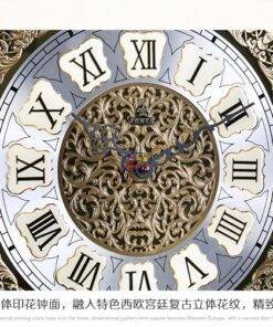 Enfield-bd.com Home & Living Solid Wood Grandfather Clock Grandfather Clock Chime Mechanical Movement Of European Fashion Simple Living Room Stand 