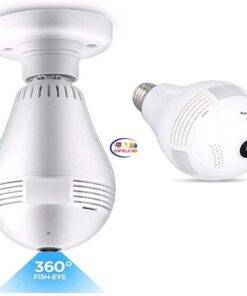 Enfield-bd.com Home & Living V380 E27 Bulb Camera Wireless 960P WiFi 360° VR Panoramic IP Camera Fisheye Bulb Lamp Home Security Remote Video Monitor Camera 