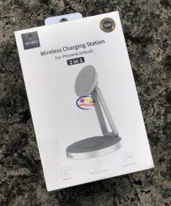 Enfield-bd.com Gadget WiWU M13 2in1 30W Magnetic Wireless Charger Station for iPhone Airpods 