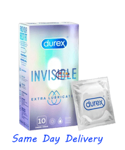 Enfield-bd.com Sexual Wellness Original Durex Invisible Feel Condoms Extra Thin Extra Lubricated 10pcs