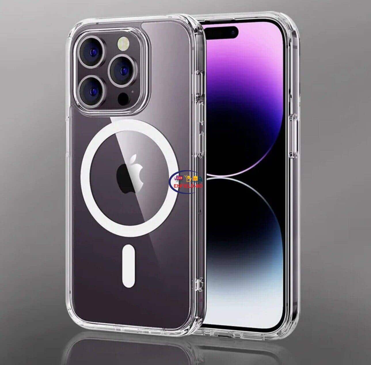 Enfield-bd.com Cases & Screen Protector 100% Original Apple Official Clear MagSafe Case for 14 Pro 