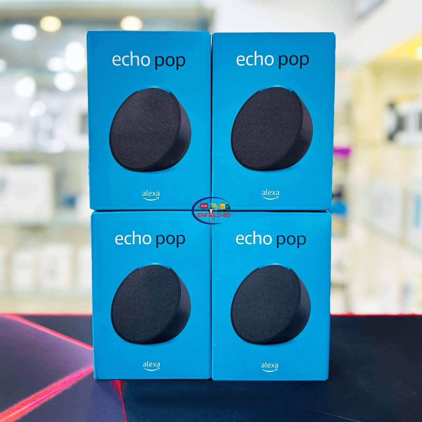 Amazon Echo Pop Smart Speaker (2023) Full Sound Compact Wi-Fi and Bluetooth with Alexa