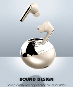 Enfield-bd.com Earphones / Headset LDNIO Wireless In-Ear T01 HIFI Stereo Black Golden TWS Earphones