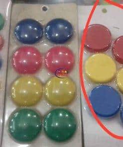 Enfield-bd.com Whiteboard Magnet Whiteboard Magnet Button 100mm Magnetic Coin 3 Color 