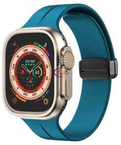 Enfield-bd.com Gadget Silicone Magnet Straps For Apple Watch 42mm 44mm 45mm 49mm 