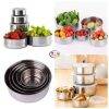 Enfield-bd.com Kitchen & Dining 5 Pcs Multi Functional Stainless Steel Protect Fresh Box