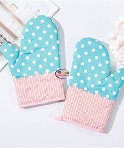 Enfield-bd.com Home & Living Cotton Fashion Kitchen Pad kitchen Gloves 2 Pc