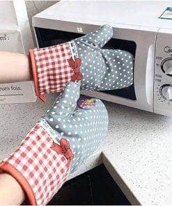 Enfield-bd.com Home & Living Cotton Fashion Kitchen Pad kitchen Gloves 2 Pc