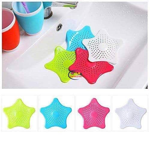 Star Sink Filter 3pcs Drain Strainers Cover Trap Basin