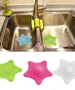 Enfield-bd.com Kitchen & Dining Star Sink Filter 3pcs Drain Strainers Cover Trap Basin 
