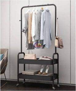 Enfield-bd.com Home & Living Premium Quality Movable Hanger Trolley 