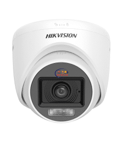Enfield-bd.com Camera & Photo Hikvision Turret Camera DS-2CE76D0T-LPFS | White 2MP Dual Light Audio Fixed 