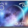 Enfield-bd.com Whiteboard OPTOMA Flat Panel 5862RK+ 86 Inch |Black 4K UHD Interactive Display