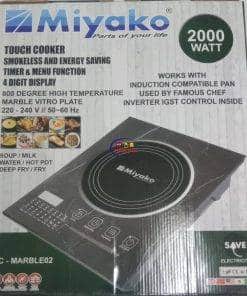 Enfield-bd.com Kitchen & Dining Miyako Induction Cooker TC-MARBLE02 | Black INVERTER 