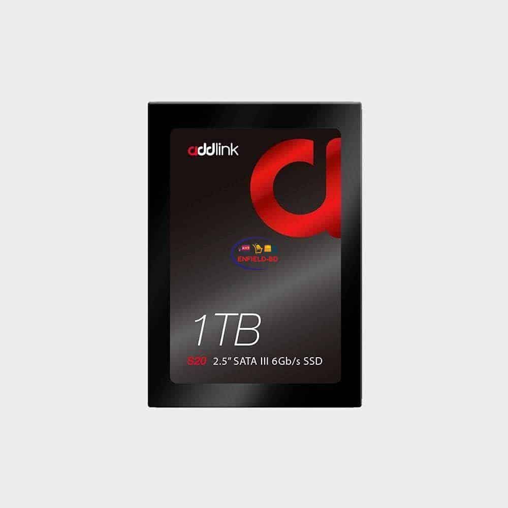 Enfield-bd.com Computer Accessories & Peripherals Original Addlink SSD S20 1TB 2.5″ SATA III 6Gb/s 3D Nand