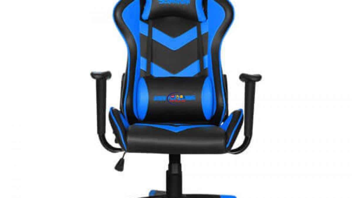 Marvo Scorpion CH-106 Adjustable Gaming Chair | Blue 5 Wheels Adjustable Ergonomic