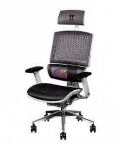 Enfield-bd.com Game Consoles & Accessories Thermaltake CyberChair E500 Edition Chair| White 5 Wheels Adjustable Ergonomic