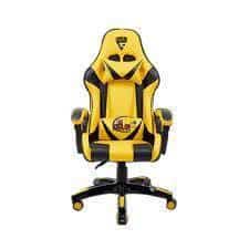 Enfield-bd.com Game Consoles & Accessories EVOLUR LD001 Gaming Chair | Yellow 5 Wheels Adjustable Ergonomic