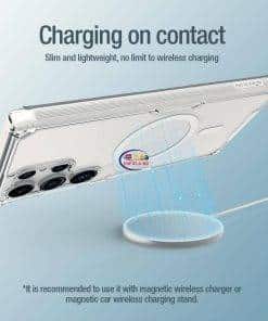 Nillkin Transparent Case Nature TPU Pro Magnetic Samsung Galaxy S24 Ultra Cases & Screen Protector