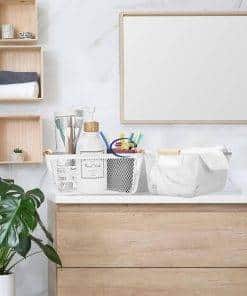 Max Check 6 Pieces Steel Mesh Baskets Multi-Functional Metal Storage Baskets | White Home & Living 