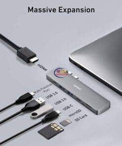 Anker 547 USB-C Hub 7-in-2 | Gray Gadget