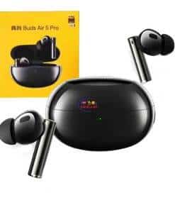 Realme Buds Air 5 Pro True Wireless Noise Cancelling Earbuds | Black Wireless Earbuds 