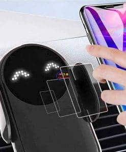 Enfield-bd.com Bike & Car Car Wireless Charger Smart Sensor S11 | Black and Light Blue