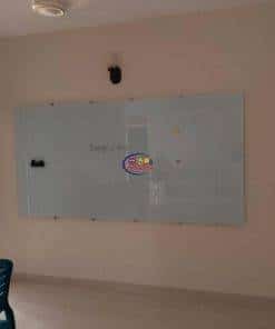 Enfield-bd.com Magnetic Glass Whiteboard Frameless Glass Whiteboard 1500*1200mm(5*4ft) Magnetic Non Magnetic Instant Dry Erase Board