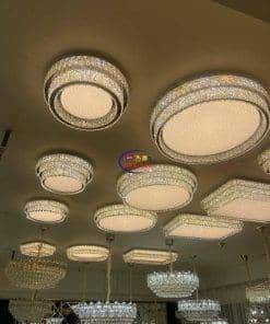 Enfield-bd.com Others K9 Crystal Ceiling light 3Led strips | White Circe 2006