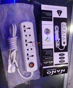 Nano NPS 205 5-Port 2-Pin Power Strip | White Power Strips