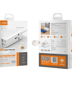 LDNIO Power Strip SK1495 65W Multifunction UK | White Power Strips 