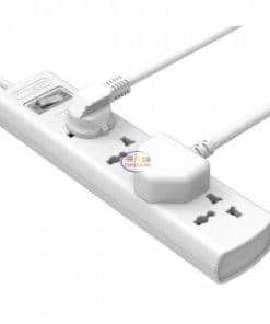 Huntkey SZM401 4 Port Power Strip Socket 2Core Cable | White Power Strips