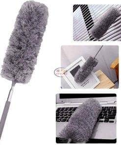 Micro Fiber Cleaning Duster With Extendable Hand | Grey Bike & Car
