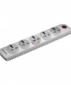 Huntkey SZN501 5 Port 3 Pin Power Strip with Surge protection| White Power Strips 