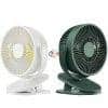 JISULIFE FA18S LIFE1 CLIP FAN | White & Green Home & Living
