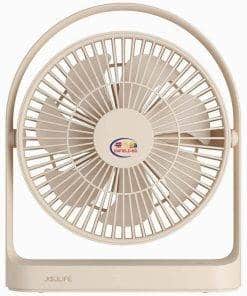 JISULIFE FA27 Portable Table Fan | Brown Home & Living