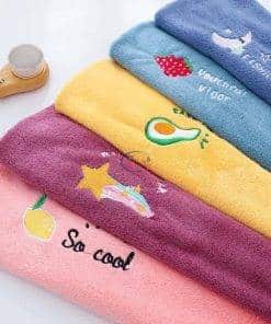 Hair Drying Towel | pink yellow maroon blue Personal Care