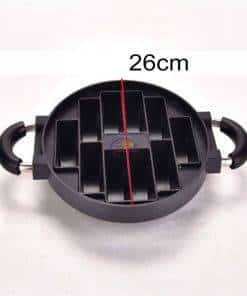 Cake Cooking Pan Cast Iron Pan Non-Stick Cooking Pot | Black Kitchen & Dining