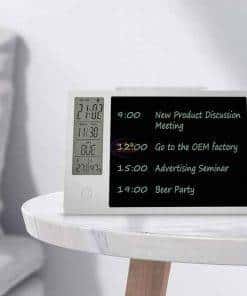 LCD Writing Tablet Doodle Board Electronic Desktop Calendar | Black White Others