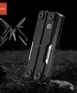 Huohou Mini Multi-Function Pocket Folding Stainless Steel Knife | Black Others