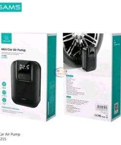 USAMS Air Inflatable Pump US-ZB215 Mini Digital Electric Compact 5000mAh Car/Bicycle Bike & Car 